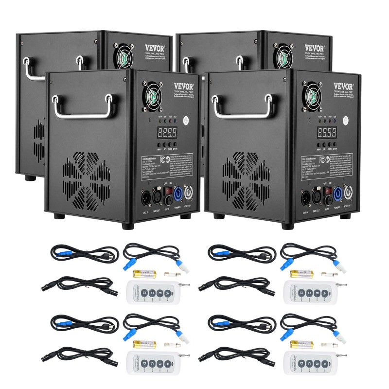 Kylmäkipinälaite 4 kpl 500 W alumiinikotelo säädettävä 2–4 m lavakäyttöön