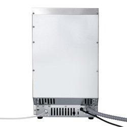 Jääpalakone ruostumaton teräs 36 kg vrk 5 44 kg säiliö 32 jääpalaa LED näyttö