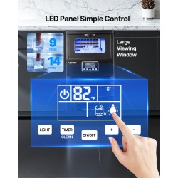 Jääpalakone ruostumaton teräs 36 kg/vrk 5,44 kg säiliö 32 jääpalaa LED näyttö