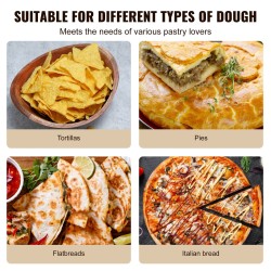 Tortillaprässi valurautainen 25 cm esikäsitelty pellavaöljyllä käsikäyttöinen 100 kpl leivinpaperia