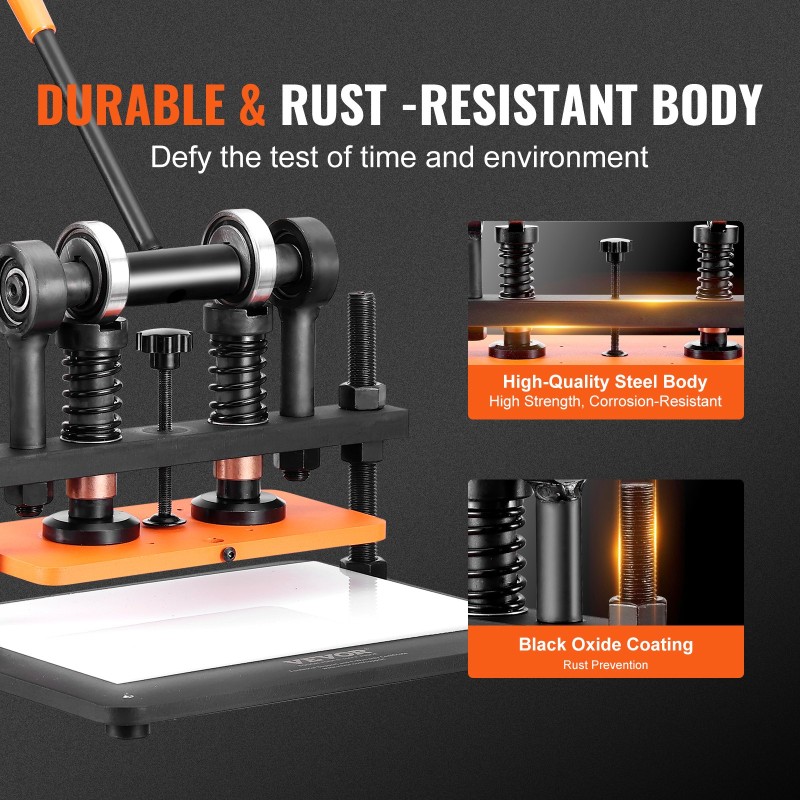 Sähkökäyttöinen nahkaleikkuri ja prässi 280 x 140 mm prässilevy 12 mm puristusisku