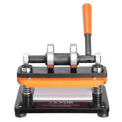 Nahkakohokuviointikone manuaalinen 180x100 mm alusta 12 mm puristus kaksinkertaiset ohjausakselit