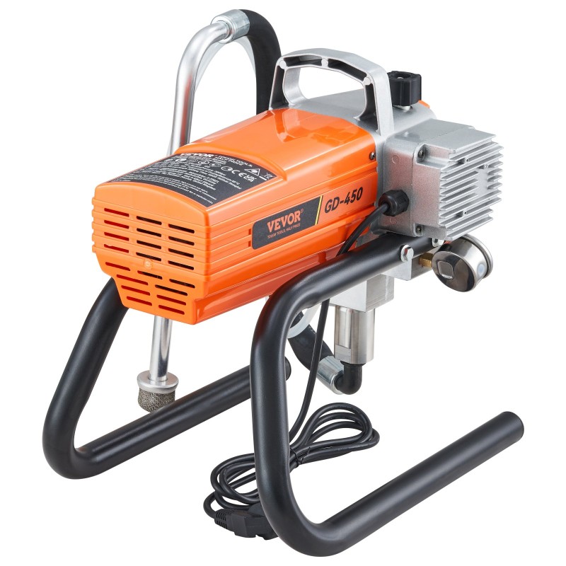 Airless-maaliruisku 600W harjaton moottori 3000PSI 9m letku 0.5m jatkovarsi