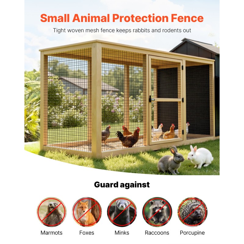 Rautalankaverkko vinyylipinnoitettu galvanoitu 61 cm 7,62 m 2 x 3 tuuman silmäkoko