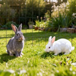 Rautalankaverkko vinyylipinnoitettu galvanoitu 61 cm 7,62 m 2 x 3 tuuman silmäkoko