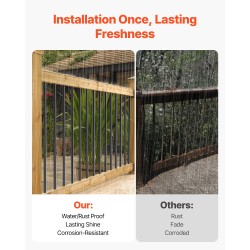 Alumiiniset pyöreät kaidepinnat 51 kpl halkaisija 19 mm pituus 813 mm mattamusta