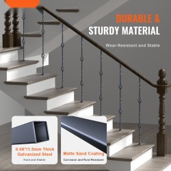 Galvanoitu teräs kaidetanko ontto 1122 mm 56x56 mm 10 kpl