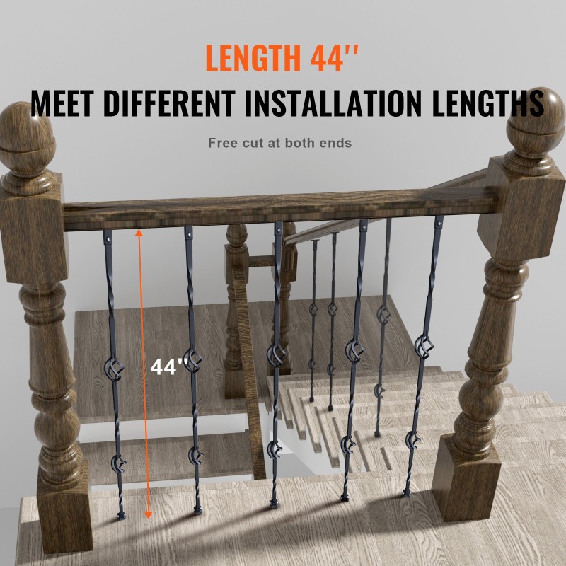 Galvanoitu teräs kaidetanko ontto 1122 mm 56x56 mm 10 kpl