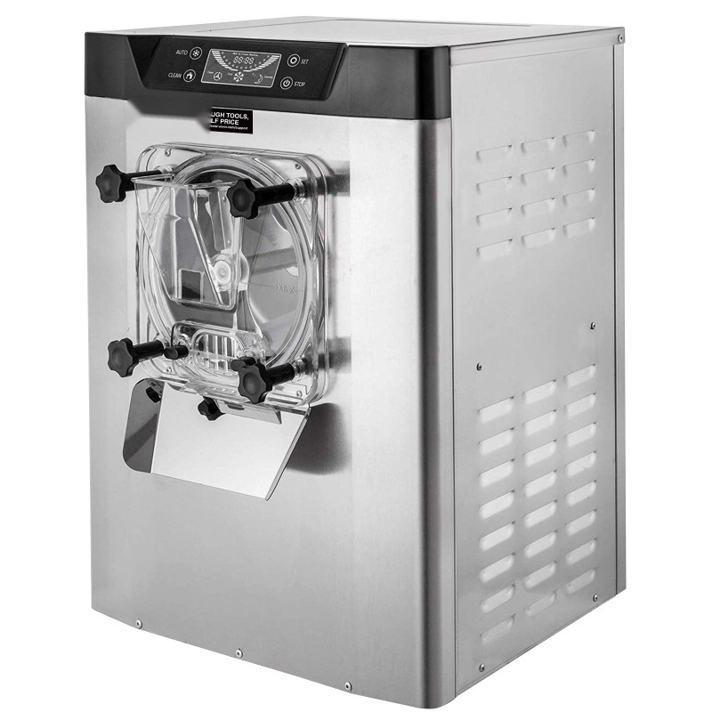 Pöytämallinen kovajäätelökone 304 ruostumatonta terästä 4,2 l sylinterillä 16–20 l tunnissa