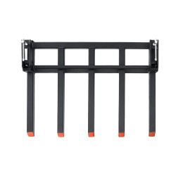 Puristettavat roskahaarukat 48 tuuman kauhaan Q235 seosteräs 1200 kg