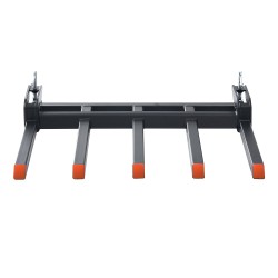 Puristettavat roskahaarukat 48 tuuman kauhaan Q235 seosteräs 1200 kg