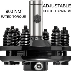 Voimanottoakselin luistokytkin 20CrMnTi-hiiliteräs 1 3/8 tuuman pyöreillä päillä säädettävä vääntömomentti