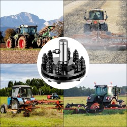 Voimanottoakselin luistokytkin 20CrMnTi-hiiliteräs 1 3/8 tuuman pyöreillä päillä säädettävä vääntömomentti