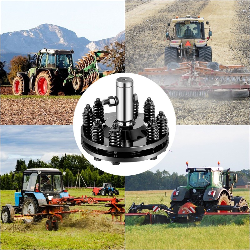 Voimanottoakselin luistokytkin 20CrMnTi-hiiliteräs 1 3/8 tuuman pyöreillä päillä säädettävä vääntömomentti