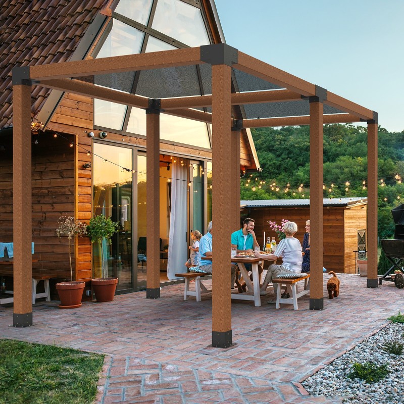 Pergolakulmaraudat nelisuuntaiset hiiliteräksestä 6x6 tuumaa sisämitat 5,6x5,6 2 kpl ulkokäyttöön