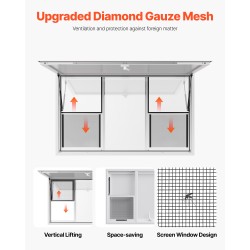 Palveluikkuna alumiiniseos 152x92 cm 6 liukuikkunaa markiisiovi myyntivaunuihin