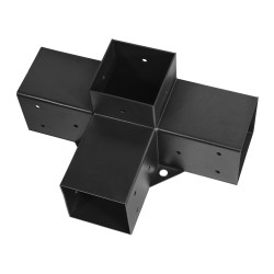 Pergolakulma ja jalustasarja 4x4 sisämitta 3 6x3 6 hiiliteräs 4 kpl