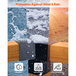 Pergolakannattimet hiiliterästä 92x92 mm tolppiin 14 kpl ulkokäyttöön