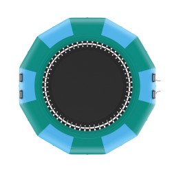 Ilmatäytteinen vesitrampoliini PVC-kangas 3,67-metrinen kolmiportaisella tikkaalla ja sähköpumpulla