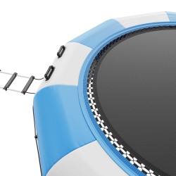 Vesitrampoliini paksu PVC kangas 13 jalkaa uimatasanne 3 askelmainen tikas 600W pumppu