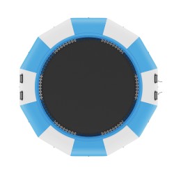 Vesitrampoliini paksu PVC-kangas 13 jalkaa uimatasanne 3-askelmainen tikas 600W pumppu