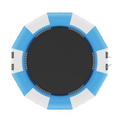Vesitrampoliini paksu PVC-kangas 13 jalkaa uimatasanne 3-askelmainen tikas 600W pumppu