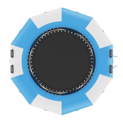 Ilmatäytteinen vesitrampoliini 10 jalan paksu PVC-kangas sisältää 3-portaiset tikkaat ja sähköilmapumpun