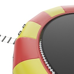 Ilmatäytteinen vesitrampoliini 5 37 metriä PVC muovi 5 portainen tikas 600 wattin ilmapumppu