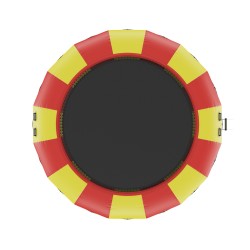 Ilmatäytteinen vesitrampoliini 5,37 metriä PVC-muovi 5-portainen tikas 600 wattin ilmapumppu