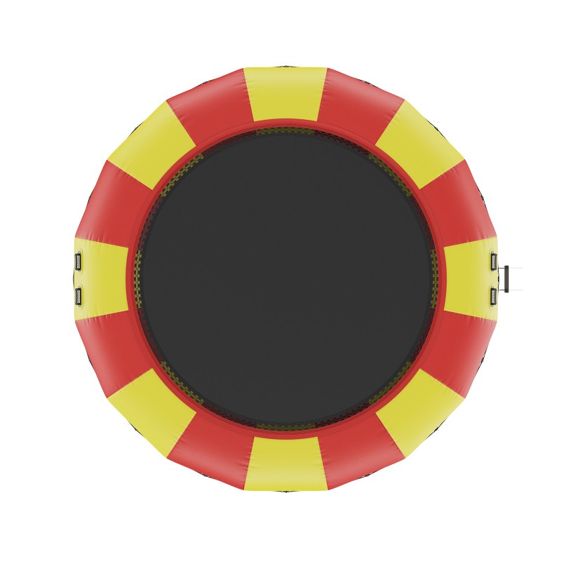 Ilmatäytteinen vesitrampoliini 5,37 metriä PVC-muovi 5-portainen tikas 600 wattin ilmapumppu