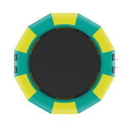 Ilmatäytteinen vesitrampoliini 12 jalan paksu PVC-kangas 600 watin täyttöpumpulla