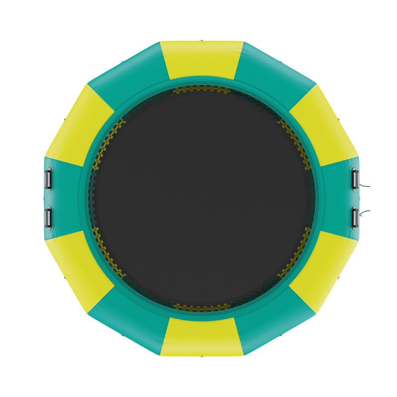 Ilmatäytteinen vesitrampoliini 12 jalan paksu PVC-kangas 600 watin täyttöpumpulla