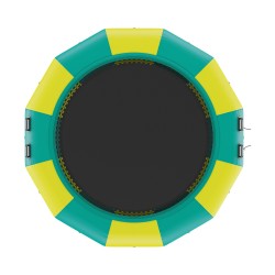 Ilmatäytteinen vesitrampoliini 12 jalan paksu PVC-kangas 600 watin täyttöpumpulla