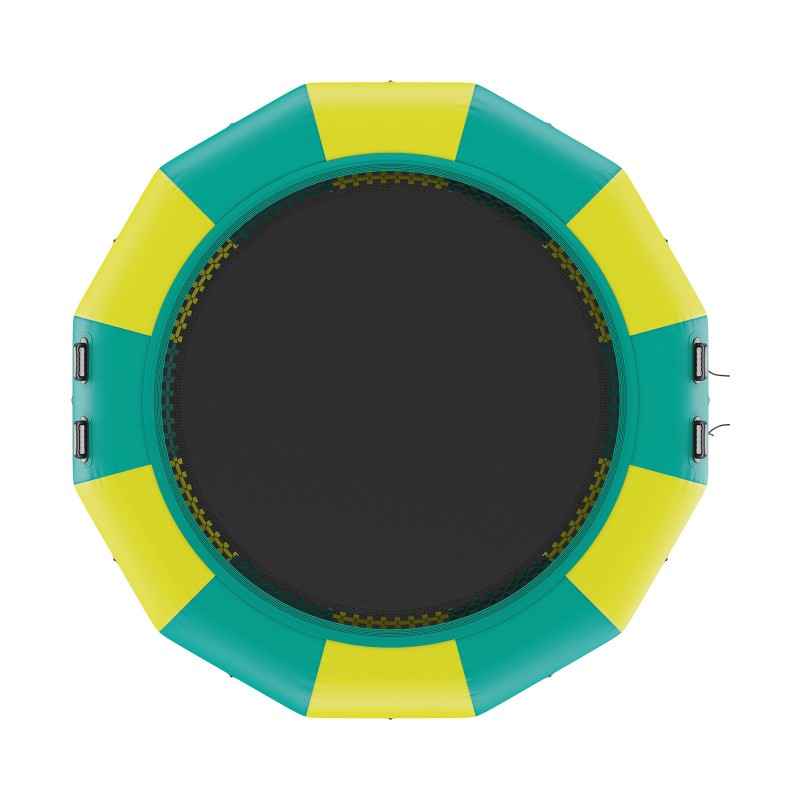 Ilmatäytteinen vesitrampoliini 12 jalan paksu PVC-kangas 600 watin täyttöpumpulla