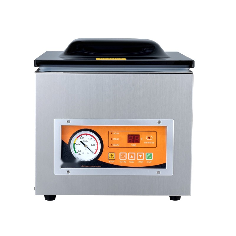 Kammio vakuumikone ruostumatonta terästä 260 wattia 260 millimetrin tiivistyspituus kotikäyttö ja ammattikäyttö