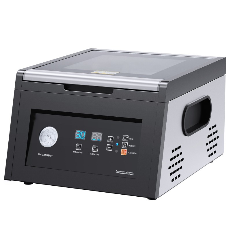 Kammio-tyhjiökuivain 380 watin tyhjiöpumppu tiivistyspituus 290 millimetriä ruostumaton teräs