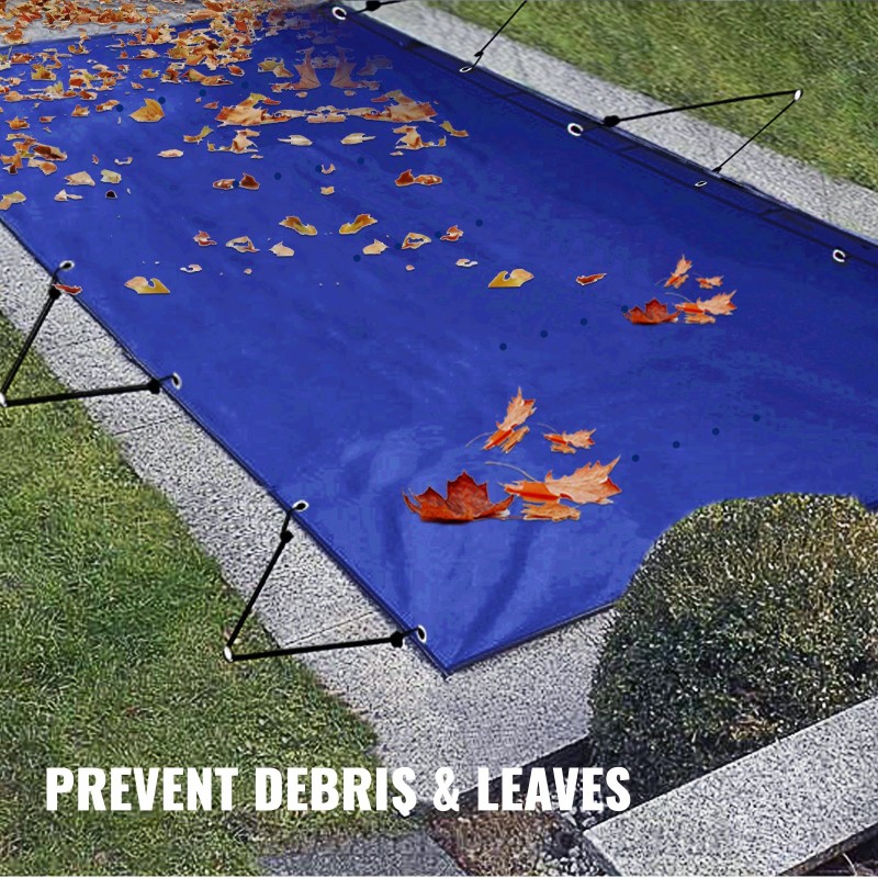 Uima-altaan talviturvapeite PVC 4 x 8 m suorakulmainen