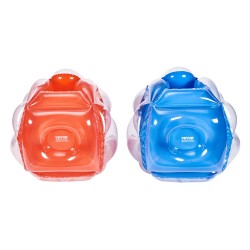 Täytettävät törmäyspallot 2 kpl 0,6 m 0,3 mm PVC lapsille ulkoleikkeihin