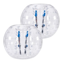 Täytettävät törmäyspallot 2 kpl 0,8 mm PVC halkaisija 1,2 m ulkokäyttöön