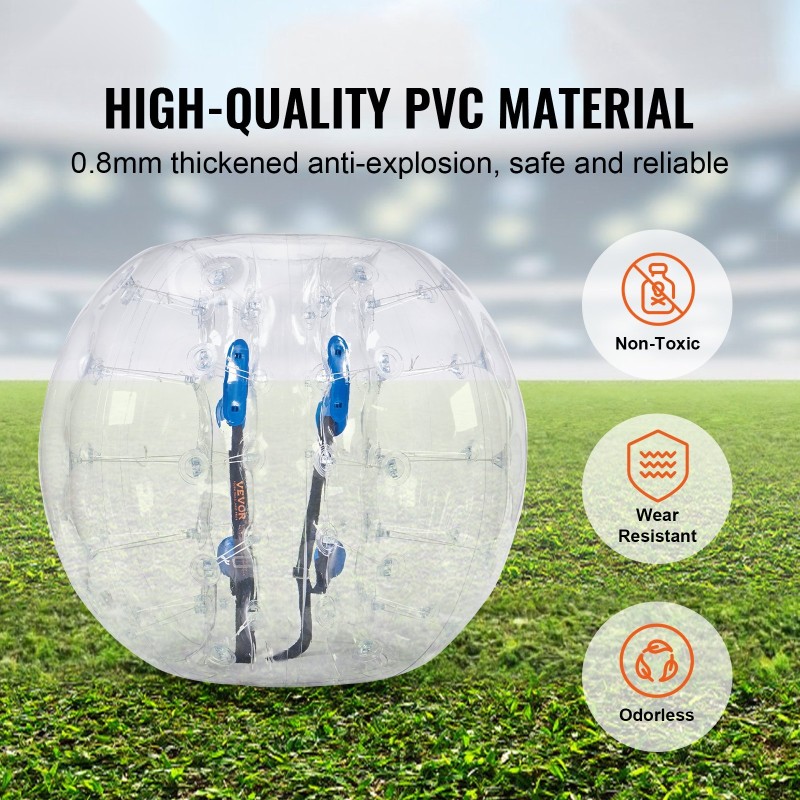 Täytettävä törmäyspallo 0,8 mm PVC halkaisija 1,2 m 1 kpl