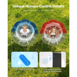 Täytettävät törmäyspallot 0,8 mm paksu PVC-materiaali 1,5 m 2 kpl ulkopeleihin