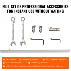 Bensiinikäyttöinen betonitasoitin 3370 mm alumiininen suorareunainen lauta 4-tahtinen moottori 6500 kierrosta minuutissa