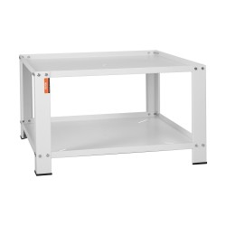 Koroketeline pesukoneille ja kuivausrummuille kylmävalssattu teräs 406 mm nostokorkeus säilytyshylly 299 kg