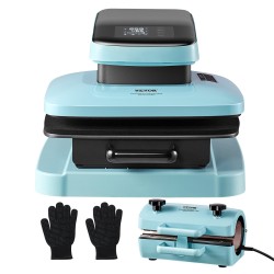 Automaattinen kaksitoiminen lämpöprässi 381 x 381 mm levy mukit 311–850 g T-paidat