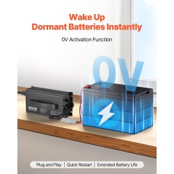 36V LiFePO4-laturi 18A 43.8V alumiiniseoskotelo Anderson-liitin 0V-aktivointi veneisiin ja matkailuautoihin