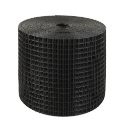 Aurinkopaneelien lintusuoja galvanoidusta teräslangasta PVC-pinnoite 15 x 3048 cm 100 alumiinikiinnikettä