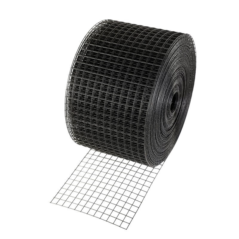 Aurinkopaneelisuojaverkko galvanoitu teräslanka PVC-pinnoite verkkosilmä 12,7×12,7 mm 100 alumiinikiinnikkeitä pituus 3048 cm