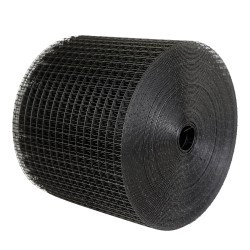 Aurinkopaneelisuojaverkko kylmägalvanoidusta vedetystä langasta PVC pinnoitettu 15 24 3048 cm 12 7 mm silmäkoko 60