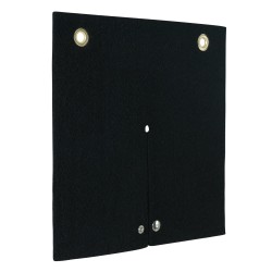 Hitsaussuojahuopa hiilikuituinen 305x305 mm 3 mm 982 C putkille metallirenkailla