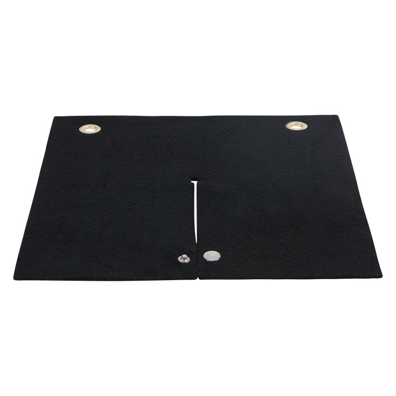 Hitsaussuojahuopa hiilikuituinen 305x305 mm 3 mm 982°C putkille metallirenkailla